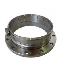 EIA 6-1/8 Flange with clamping connection for 6-1/8 Rigid Line