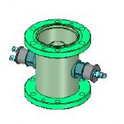 Directional Coupler with 3-1/8 connectors and 2xSMA Probes