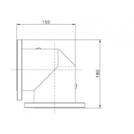 EIA 4-1/2 Straight Adaptor (Coupling assembly with inner)
