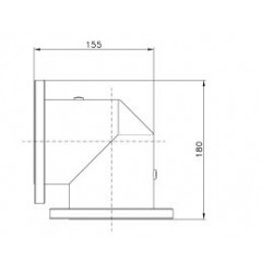EIA 4-1/2 Straight Adaptor (Coupling assembly with inner)