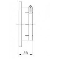 EIA 4-7/8 Flange with clamping connection for 4-7/8 Rigid Line