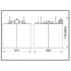 2x10 KW FM Star Point Combiner