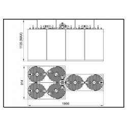 3x10 KW FM Star Point Combiner
