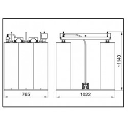 5+10KW FM CONSTANT IMPEDANCE COMBINER (TRIPLE CAVITY)