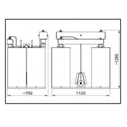 10+40kW FM COMBINER BRIDGE DIPLEXER (DOUBLE CAVITY)
