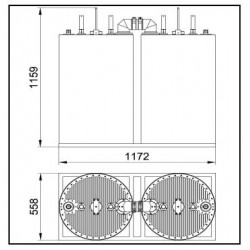 20KW FM Double Cavity Filter