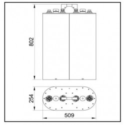2 KW FM Double Cavity Filter