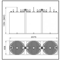 30KW FM Triple Cavity Filter 