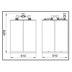 2x2 KW FM Star Point Combiner
