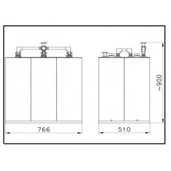 3x2 KW FM Star Point Combiner