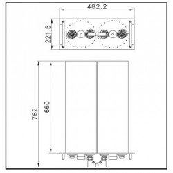 1.2 KW FM Double Cavity Filter
