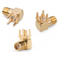 SMAF 90° PCB Connector