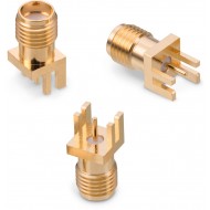 SMAF 180° PCB Connector