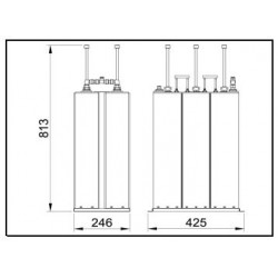 2x300 W FM Star Point Combiner ( Triple Cavity)