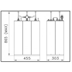 3x600 W FM Star Point Combiner