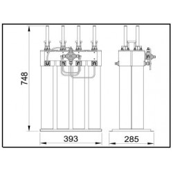 4x100W FM Star Combiner