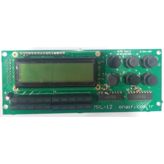 MRL-12 Mono Alıcı LCD Board