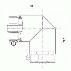 1-5/8 Unflanged Elbow for Rigid Line