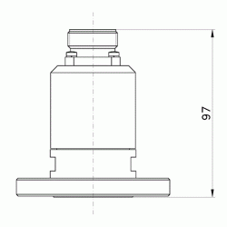 Adaptor EIA 1 5/8" female > DIN 7/16 female
