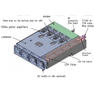 5 KW FM Pallet Amplifier with Filter and Heatsink