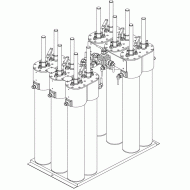 6x100 W FM Star Point Combiner