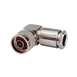 N Male Connector 90° for RG213-RG214 Cable