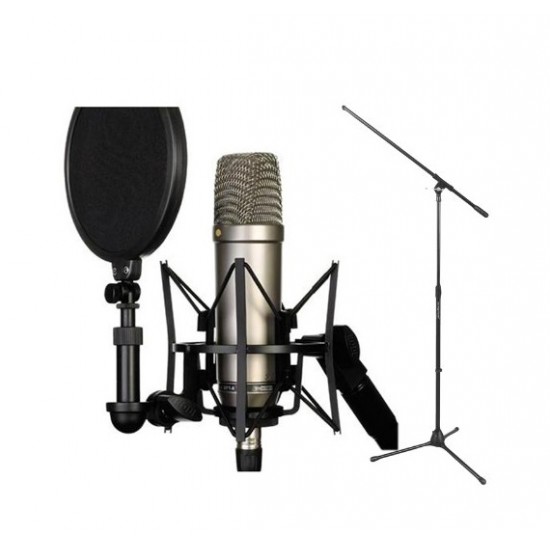 RODE, NT1-A Cardioid Condenser Microphone Recording Package 