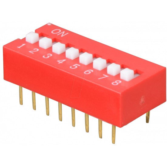 8 Position DIP Switch