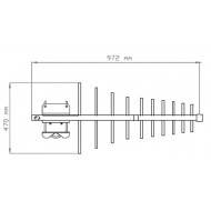 300-400 MHz Radiolink Antenna 300-400 MHz Radiolink Antenna