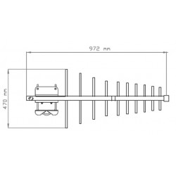 300-400 MHz Radiolink Antenna