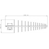 800-1000 MHz Radiolink Antenna 800-1000 MHz Radiolink Antenna