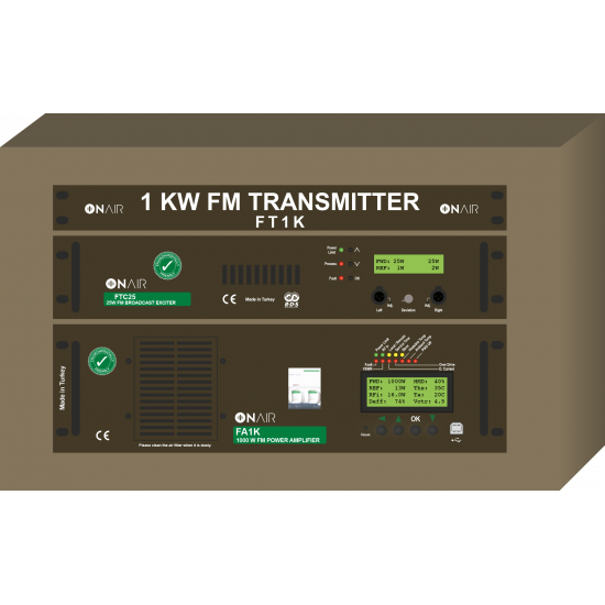 ONAIR, 1000 W FM Digital Transmitter
