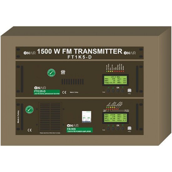 ONAIR, 1500 W FM Digital Transmitter