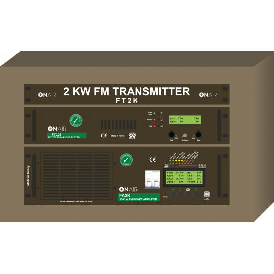 ONAIR, 2000 W FM Digital Transmitter