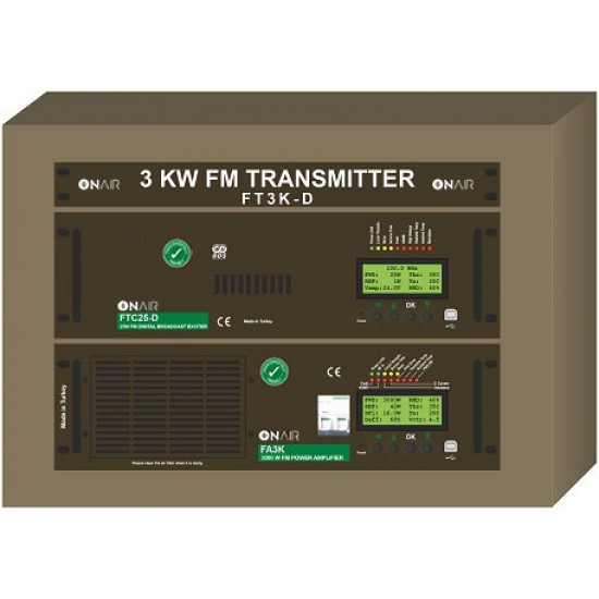 ONAIR, 3000 W FM Digital Transmitter
