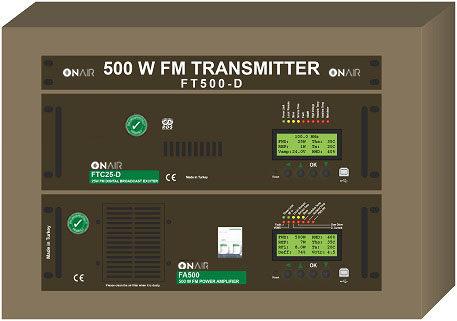  500W FM Radio Transmitter for Broadcasting, 500 Watt
