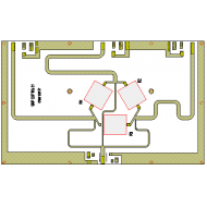 3 Way Power Combiner, 5 KW, UHF