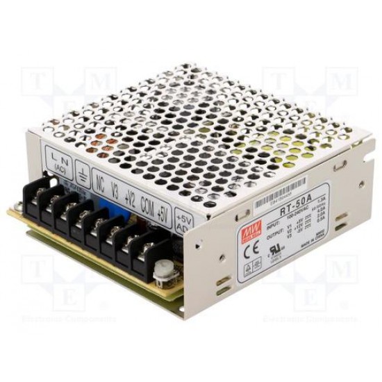 Meanwell RT-50A, 50W, 5V Power Supply
