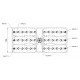 6x2 KW FM Star Point Combiner With Triple Cavity Filters